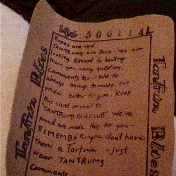 TANTRUM BLUES new with tags, 3x Denim floral embroidered vest, - Picture 5 of 5